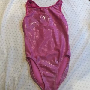 Barely used, pink leotard